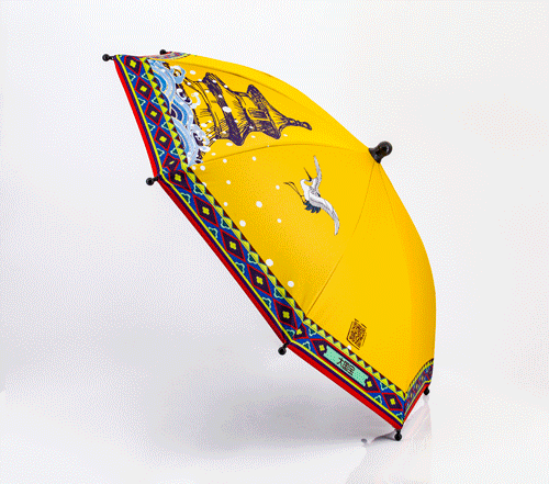 天坛文创头戴式旅游伞